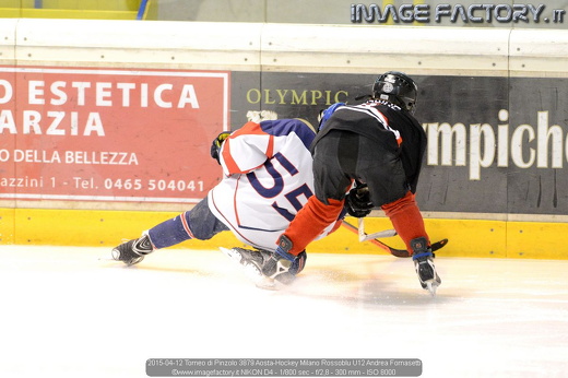 2015-04-12 Torneo di Pinzolo 3879 Aosta-Hockey Milano Rossoblu U12 Andrea Fornasetti